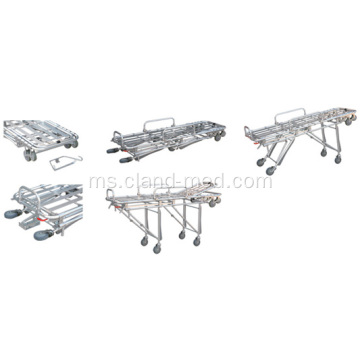 Hospital Aluminium Alloy Multifunction Ambulance Stretcher